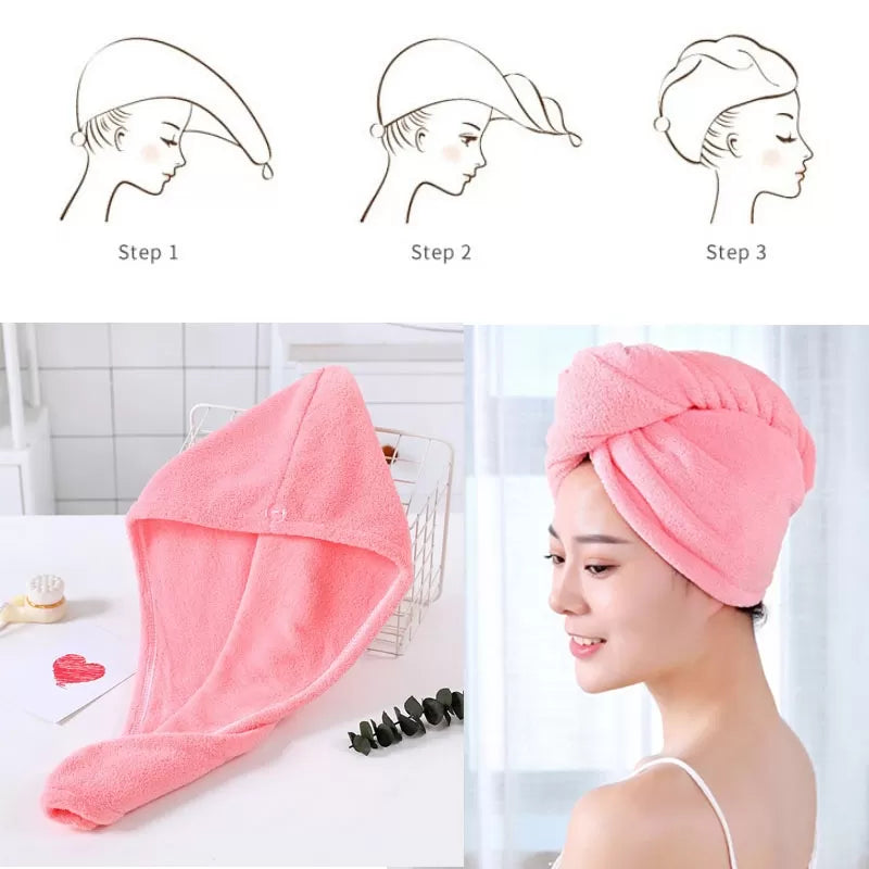 Microfiber Hair Towel Wrap